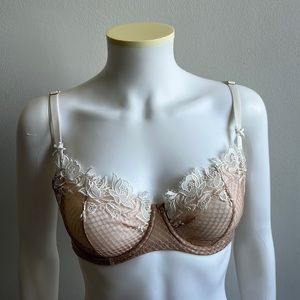 Victoria's Secret Dream Angels Wicked Unlined Lace Balconette Bra 36C